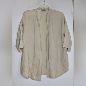 Filosofia open front cloud cotton cardigan/kimono 3/4 sleeves